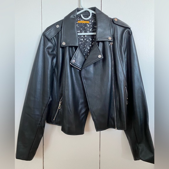 COPY - Eloquii x Refinery29 Faux Leather moto jacket 2x - Picture 4 of 4